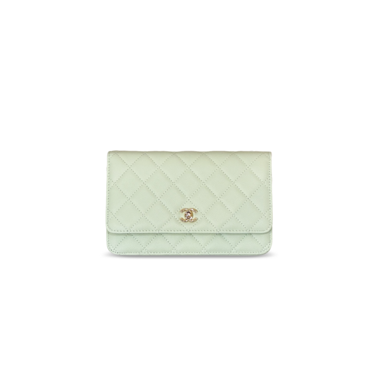 CHANEL CLASSIC WALLET ON CHAIN GRAINED CALFSKIN AS4241 (19*13*3.5cm)
